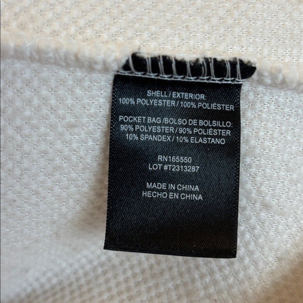 32 Degrees Cream Button Up Fleece Sherpa‎ Shacket Jacket Size XL / XXL NWOT - Picture 7 of 7
